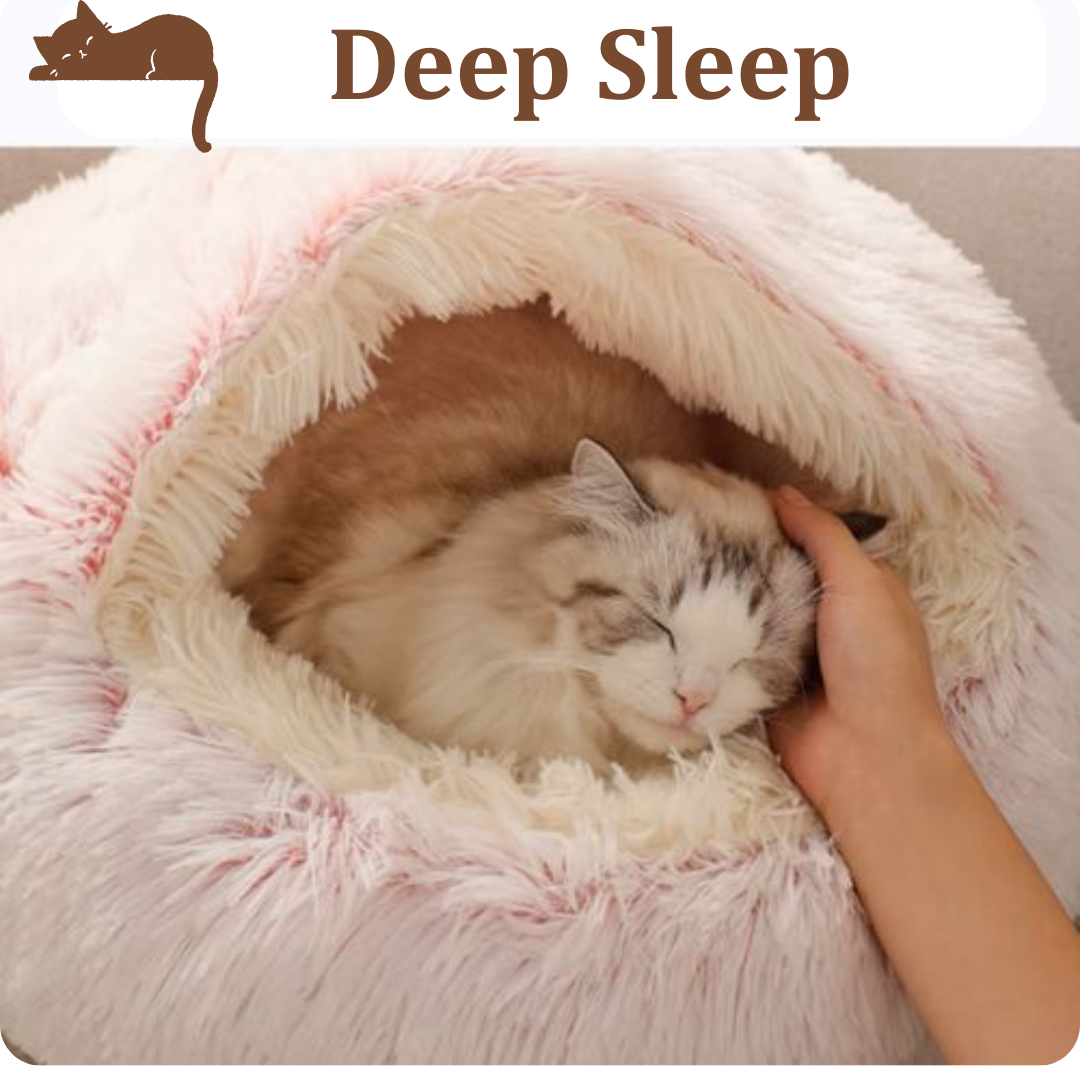 cuddle cocoon-pet bed